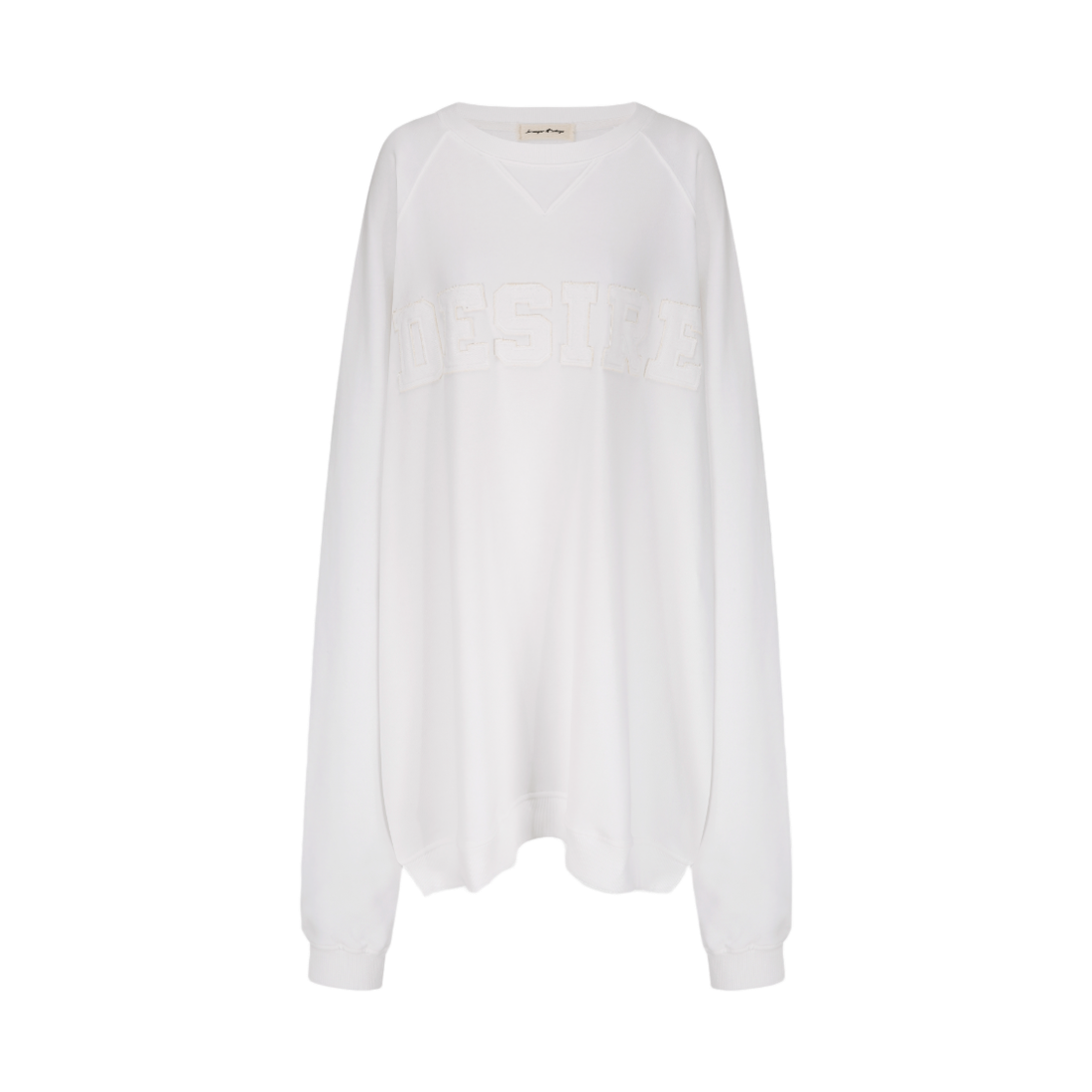MF26TS077 [KREAM 단독] Langer Desire Raglan AppliqueSweatshirt White
