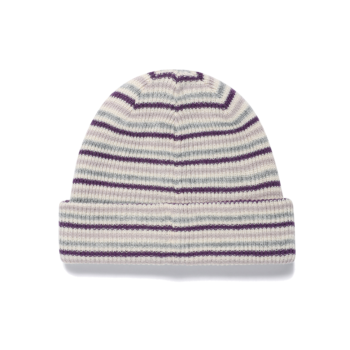카비시 멀티 스트라이프 니트 비니 아이보리(CAVISH Multi Striped Knit Beanie Ivory) - 2