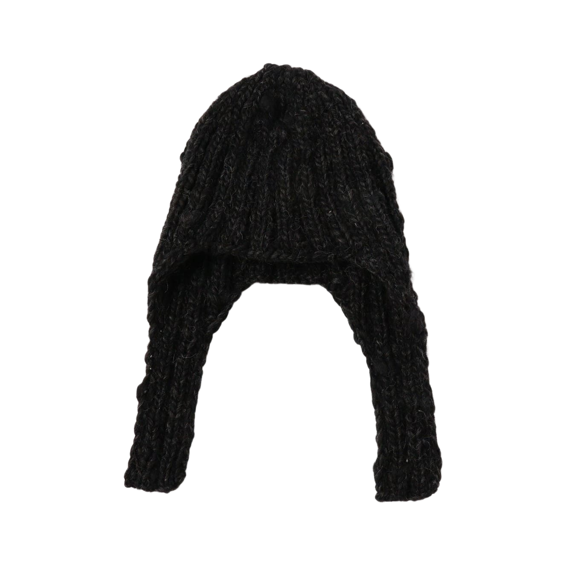 (W) 레이 빔즈 x 라 메종 드 리리스 니트 햇 블랙((W) Ray Beams x La Maison de Lyllis Knit Hat) - 3