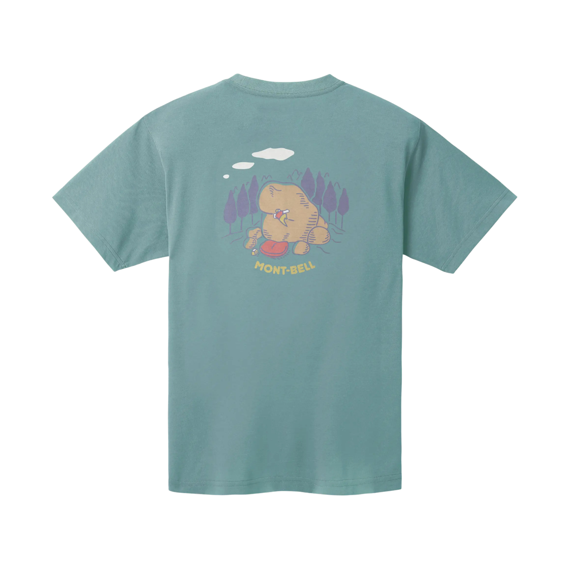몽벨 위크론 볼더링 티셔츠 라이트 블루(Montbell Wickron Bouldering T-Shirt Light Blue) - 2