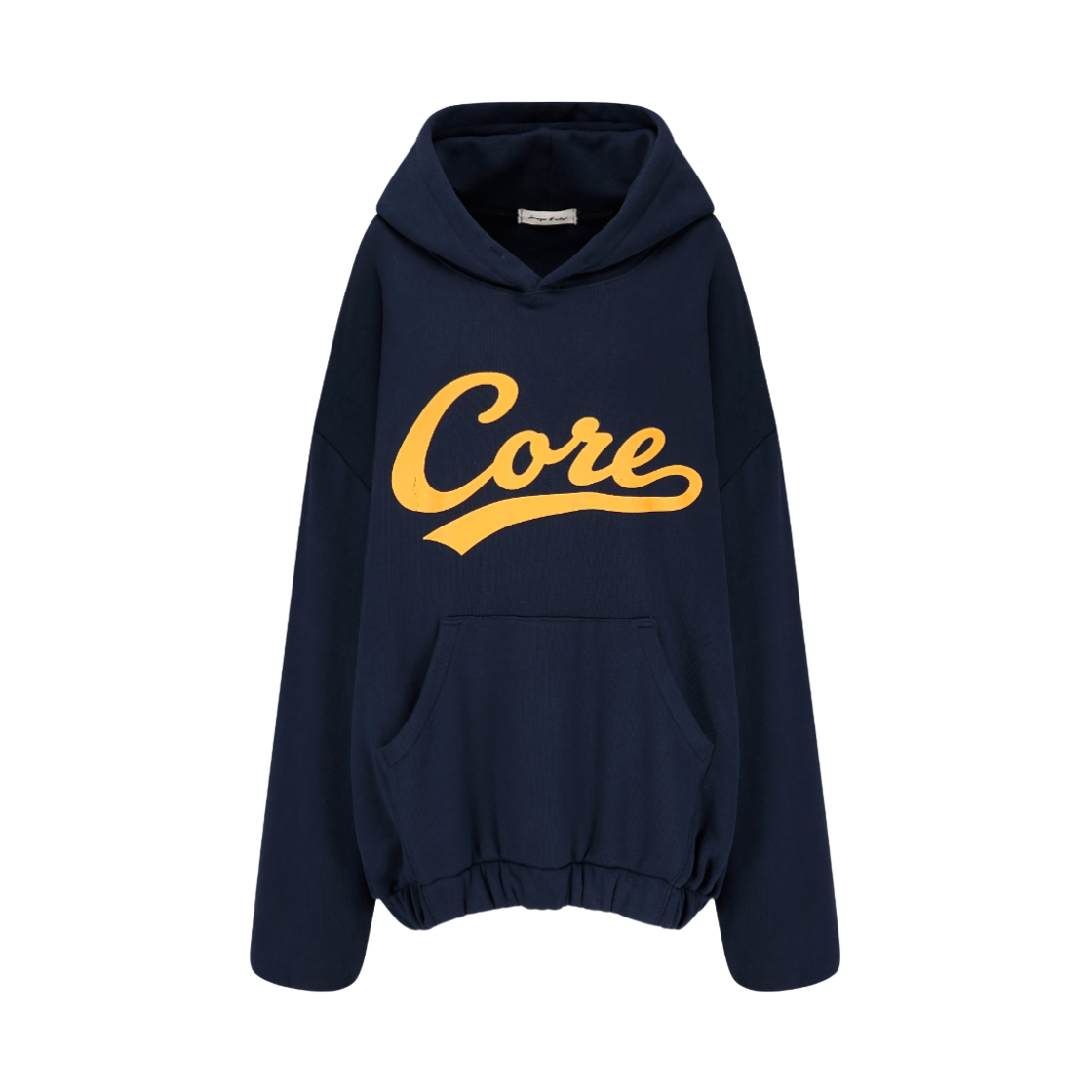 MF26TS081 Langer Core Lettering Hoodie Navy