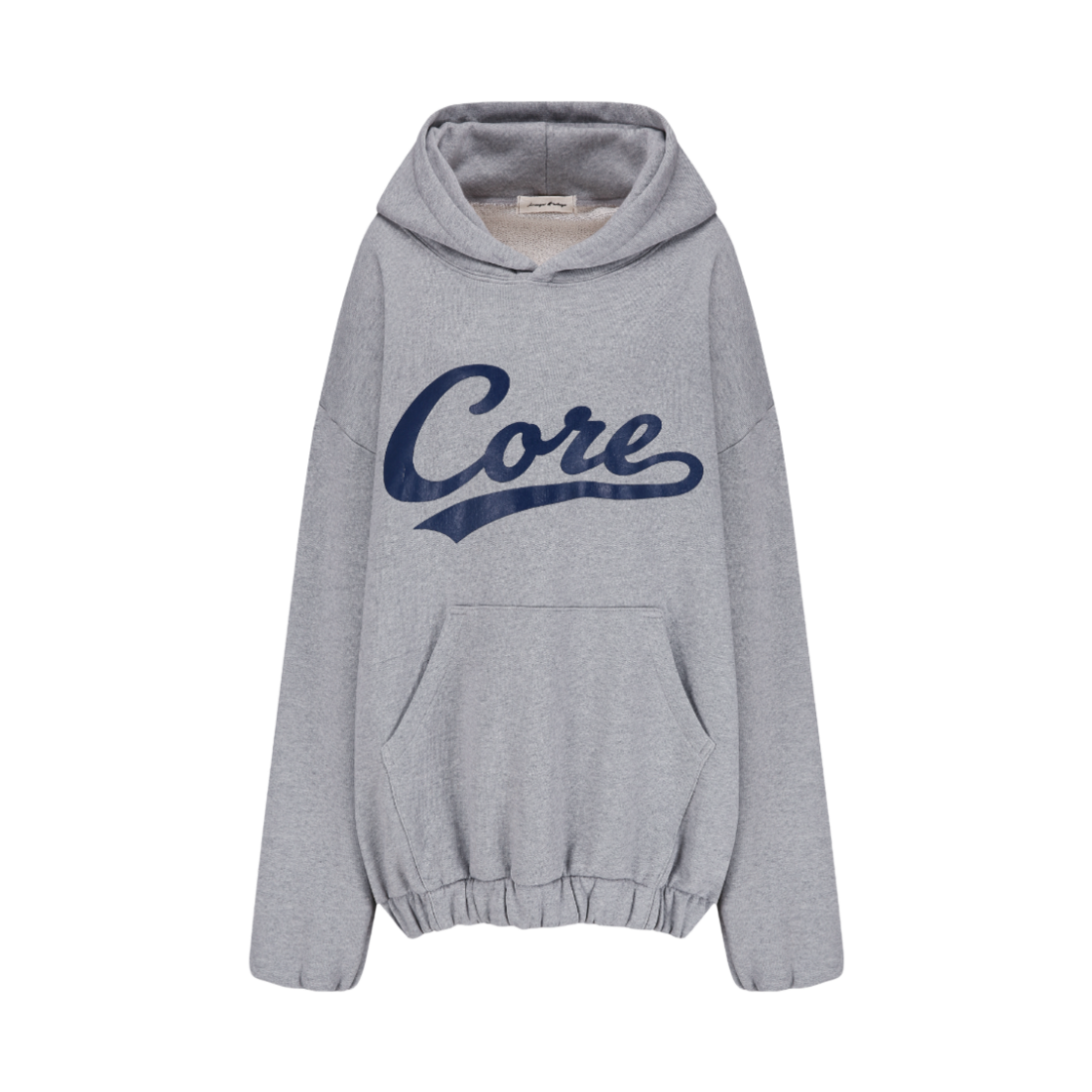 MF26TS081 [KREAM 단독] Langer Core Lettering Hoodie Gray