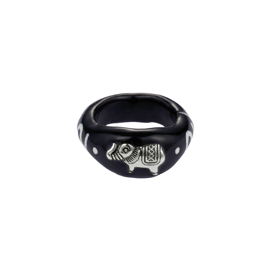 26FWJRGMAMBKFF Nff Mammoth Ring Black