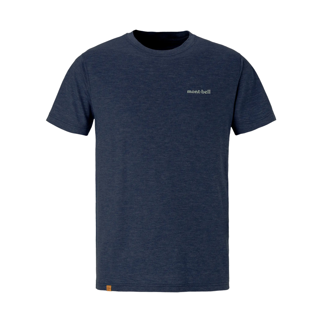 2304487 Montbell Merino Wool Plus Light T-Shirt Navy 1