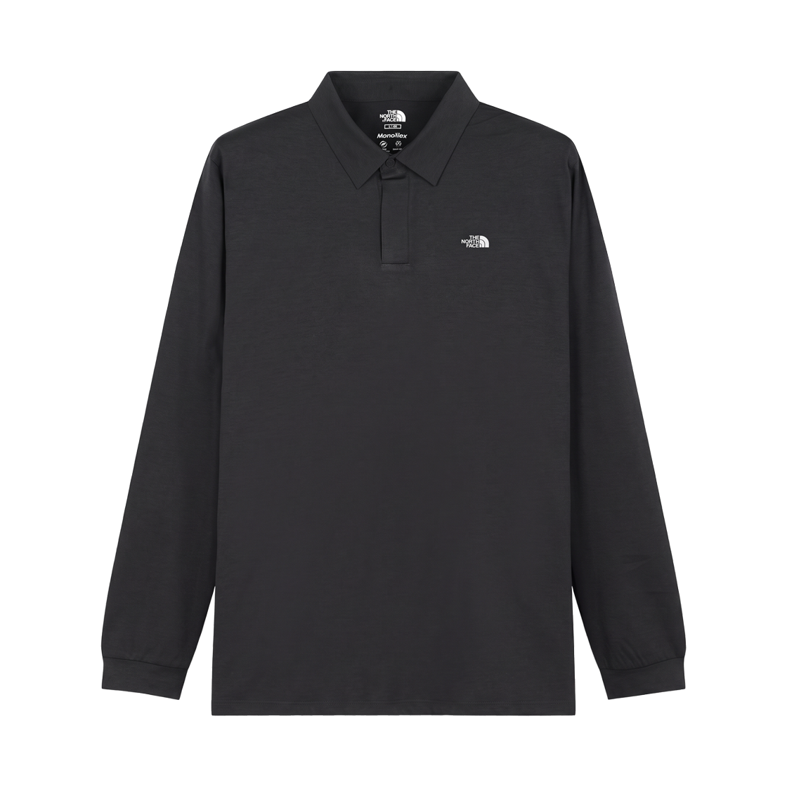 NT7QS55J The North Face White Label Easyday L/S Polo Black - 26FW