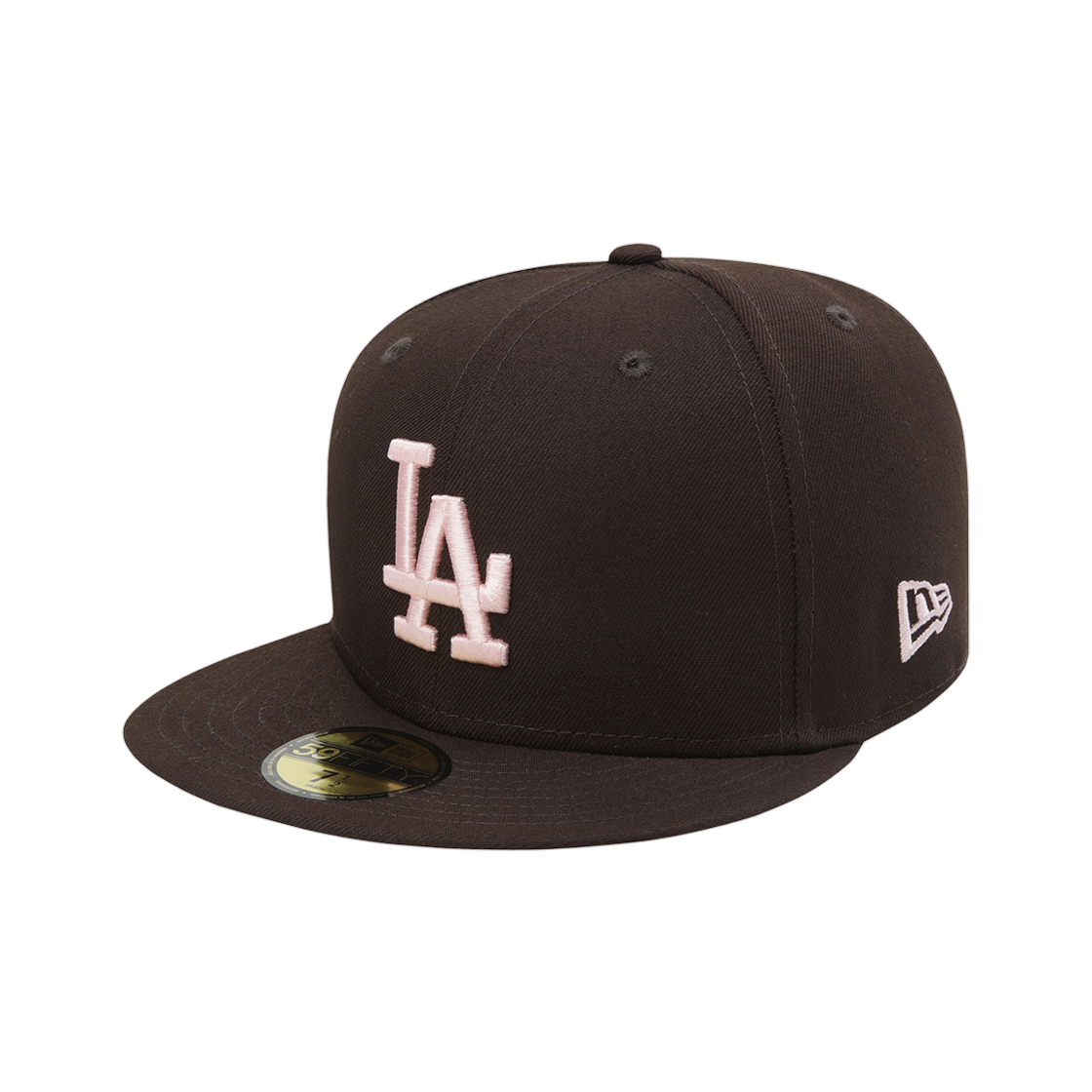 15411783 New Era MLB LA Dodgers Color Point Fitted Cap Burnt Wood Pink