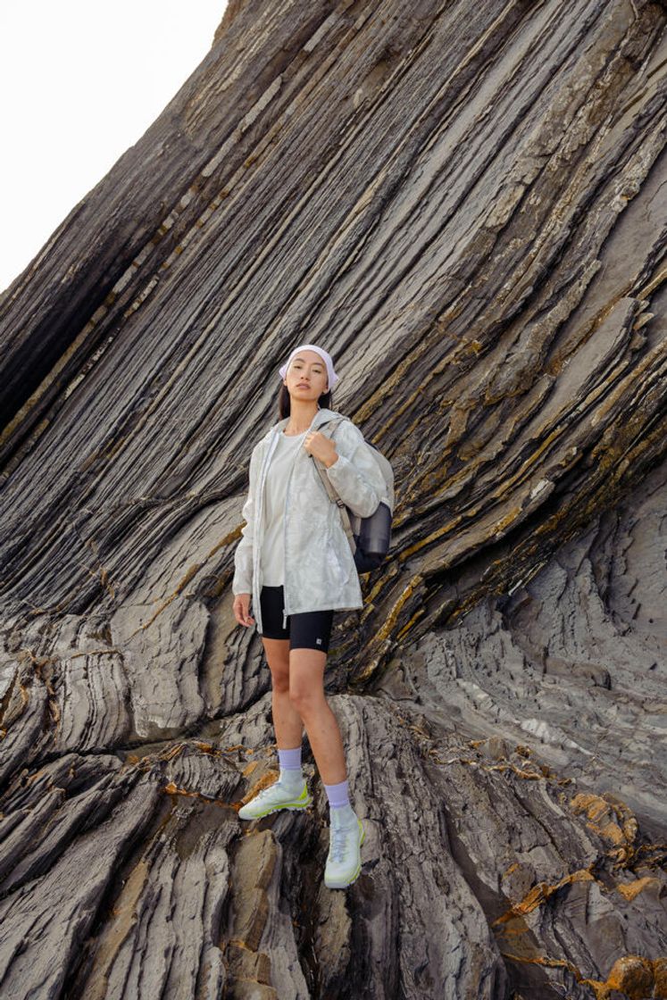 데카트론 여성 경량 등산 반팔 티 MH500 펄 베이지(Decathlon Women's Lightweight Short-Sleeve Hiking T-Shirt MH500 Pearl Beige) - 10