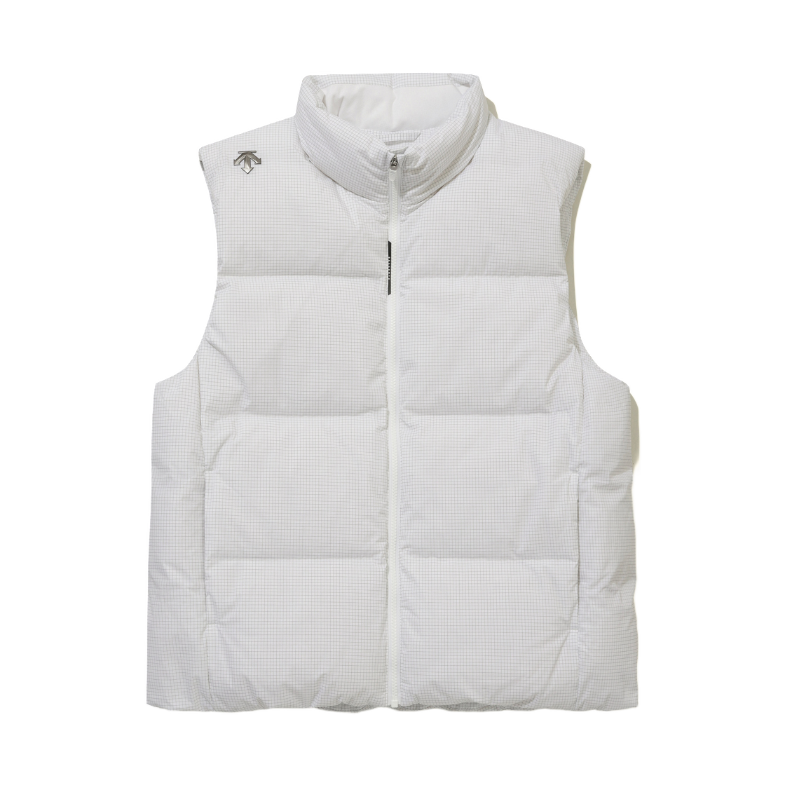 데상트 에센셜 숏 푸퍼 컴포트핏 다운 베스트 패턴(Descente Essential Short Puffer Comfort Fit Down Vest Pattern)