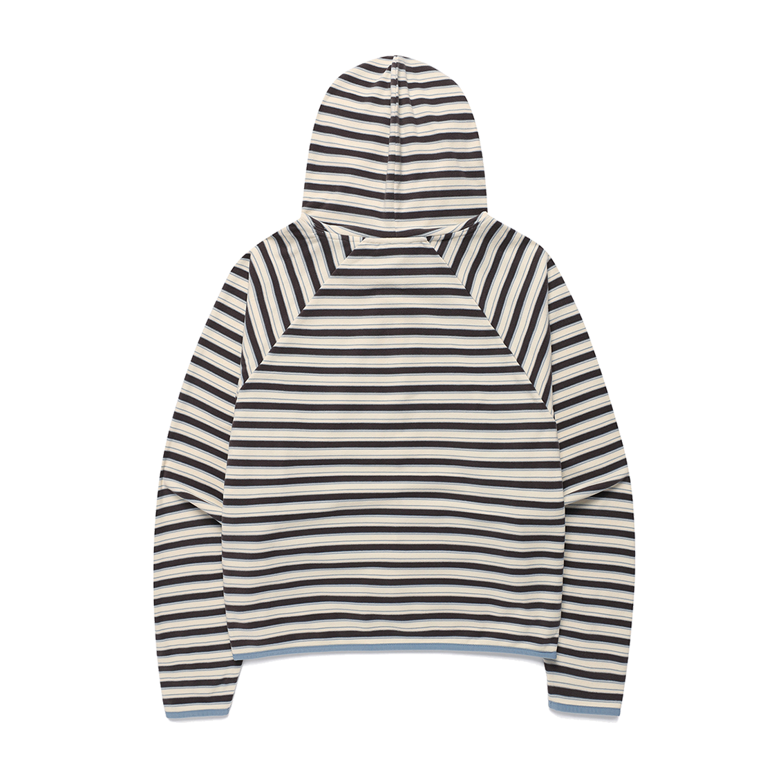 카비시 멀티 스트라이프 플리스 집업 후디 그레이(CAVISH Multi Striped Fleece Zip Up Hoodie Grey) - 2