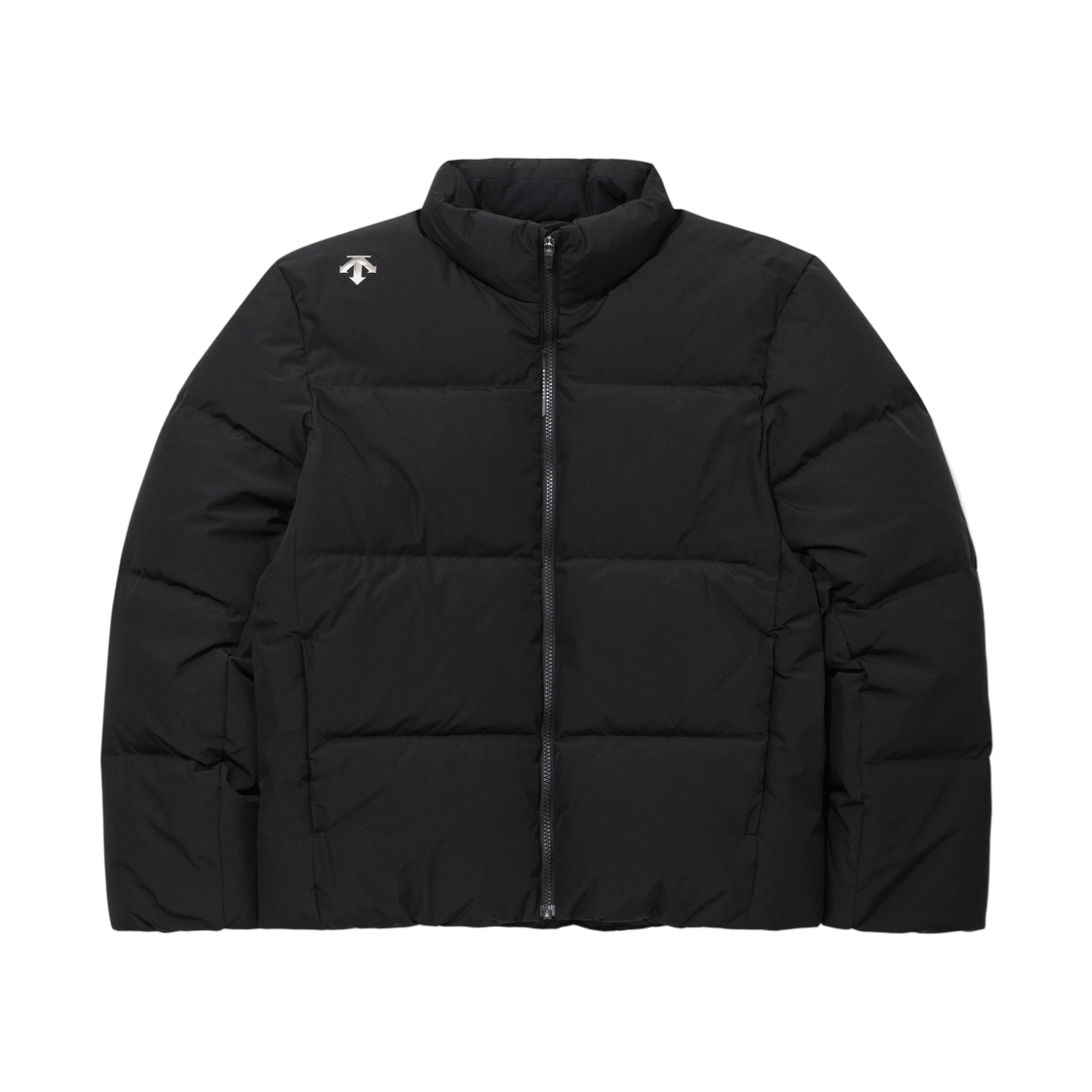데상트 에센셜 숏 푸퍼 컴포트핏 다운 자켓 블랙(Descente Essential Short Puffer Comfort Fit Down Jacket Black)