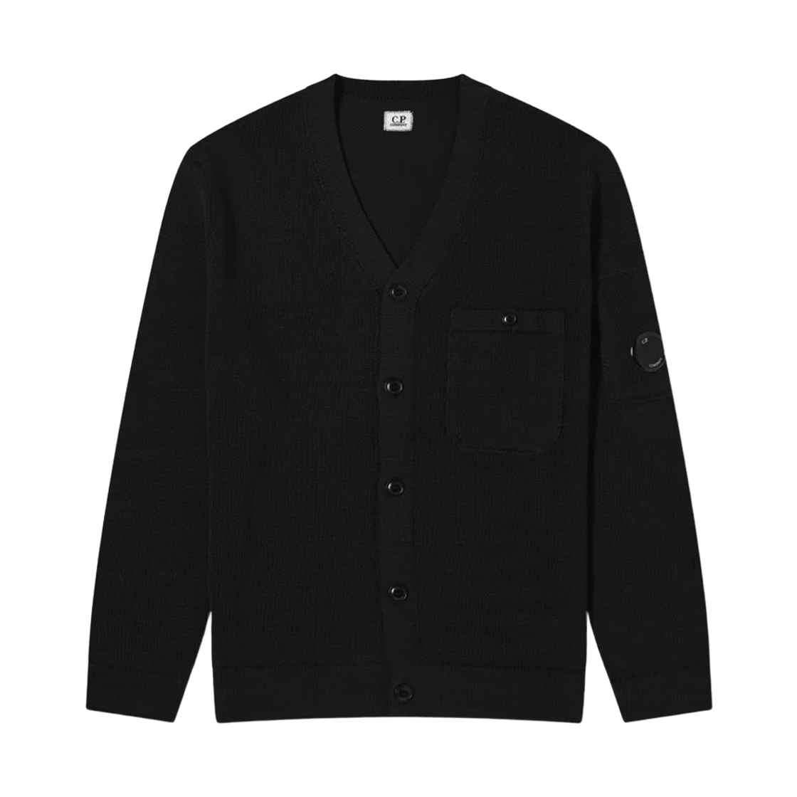 16CMKN125A 006482A 999 [20% 쿠폰] C.P. Company Logo Wappen Pocket Cardigan - 24SS