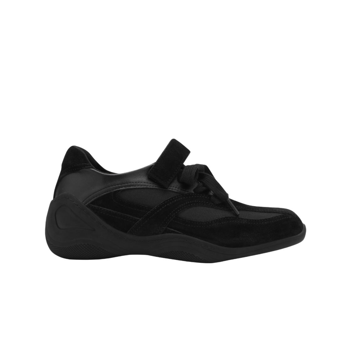SASSSN002 SAINT SATIN VINE Black 6cm