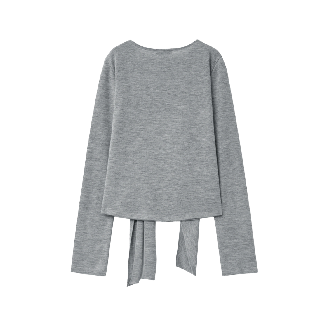 인사일런스우먼 더블 스트랩 헤어리 티셔츠 그레이(INSILENCE WOMEN Double-Strap Hairy T-Shirt GREY) - 2