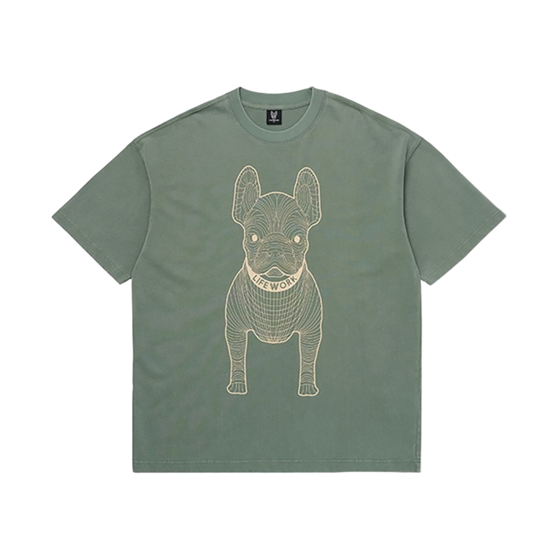 라이프워크 워싱 빅라독 반팔 티셔츠_LW255TS991(Lifework Washing Big Radog Short-Sleeve T-Shirt_LW255TS991) - 3