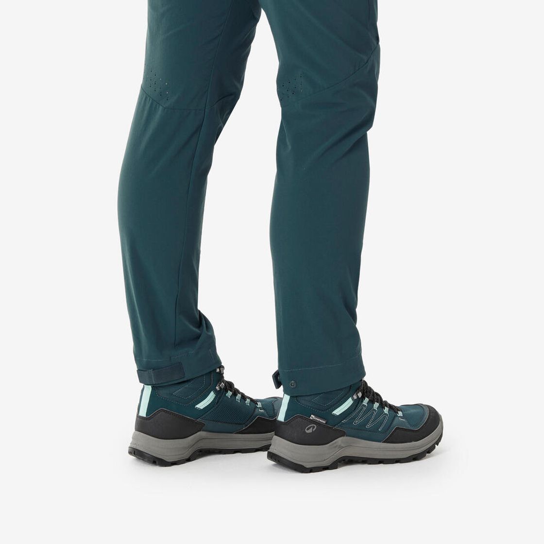 데카트론 여성 등산 바지 스트레치 MH500 어비스 그린(Decathlon Women's Stretch Hiking Pants MH500 Abyss Green) - 7