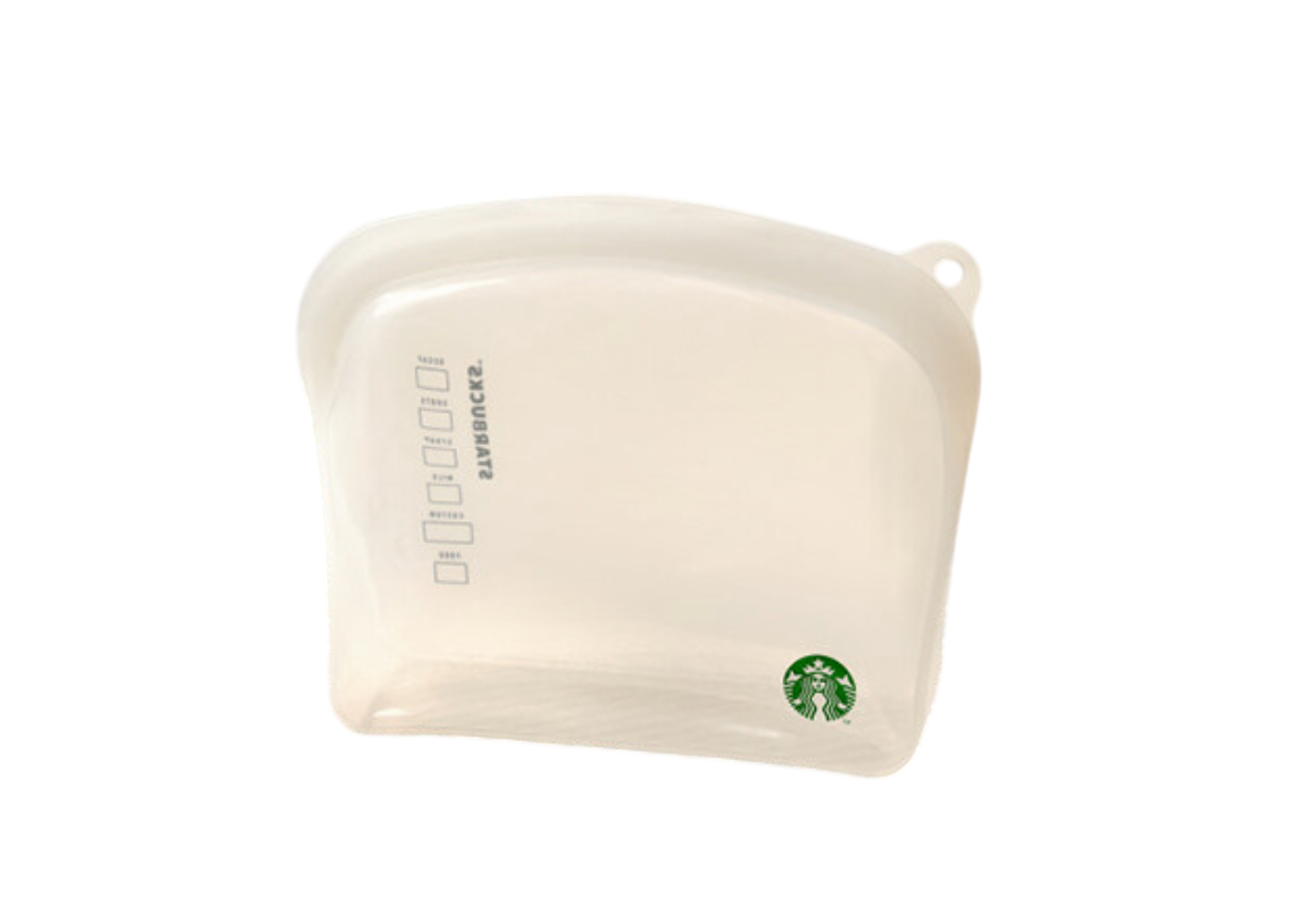 - Starbucks Basic Silicone Food Bag White