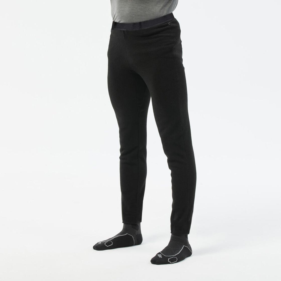 데카트론 남성 등산 플리스 레깅스 MH100 블랙(Decathlon Men's Hiking Fleece Leggings MH100 Black) - 2