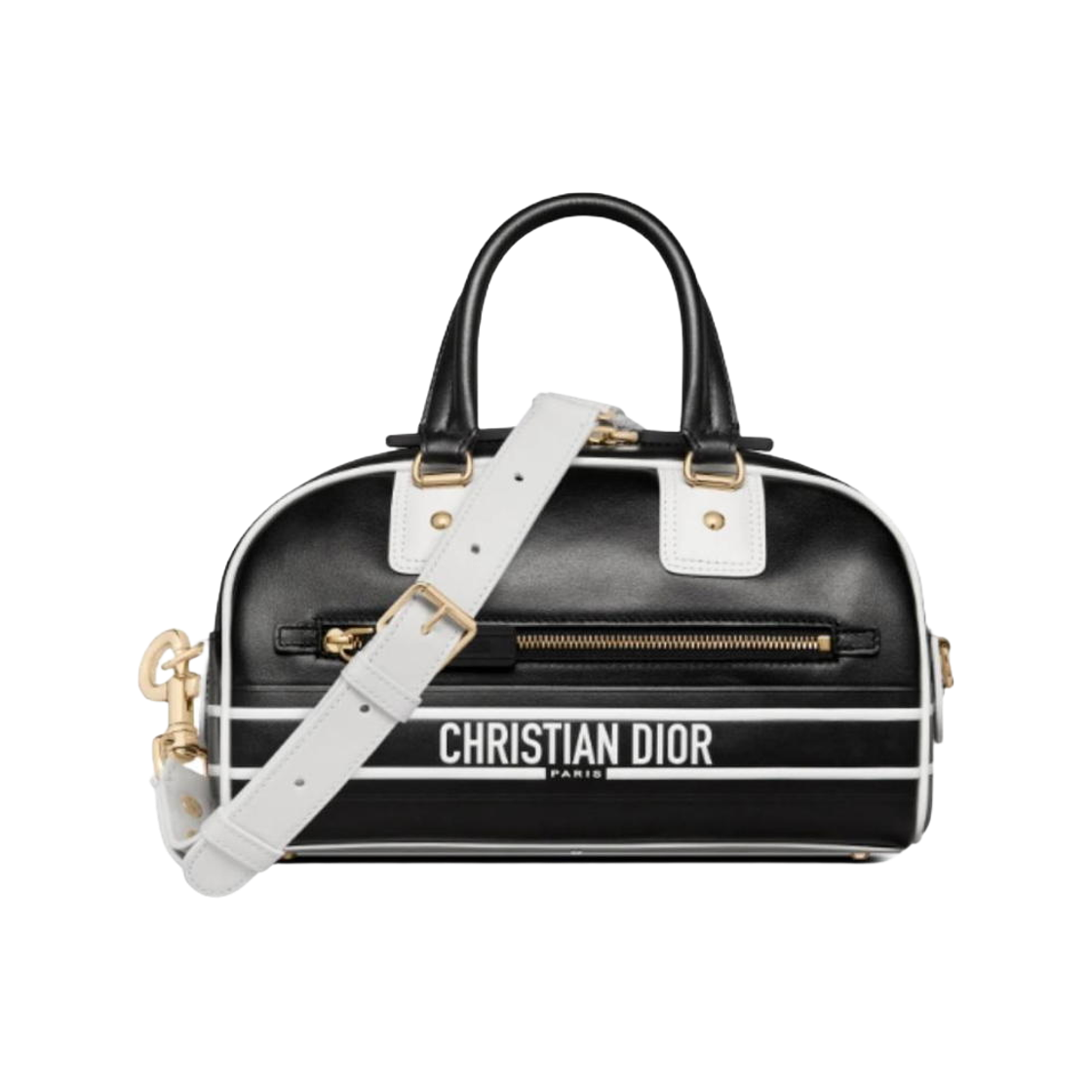 M6209OOBR-M911 Dior Zipped Bowling Bag Black