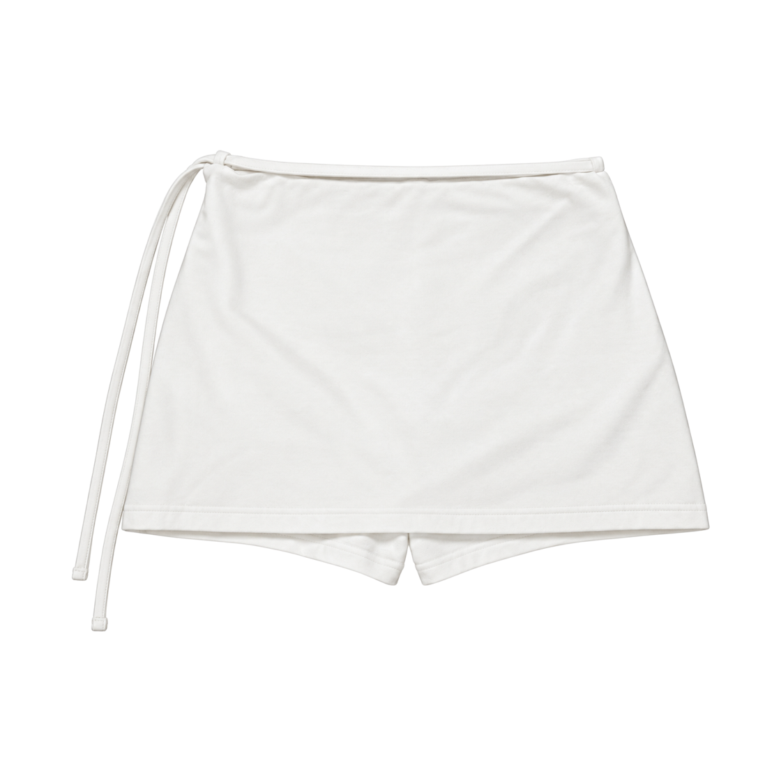 던다운 더블버튼 스트랩 스커트팬츠 - 아이보리(DAWNDOWN Double-Button Strap Pantskirt -  Ivory) - 2