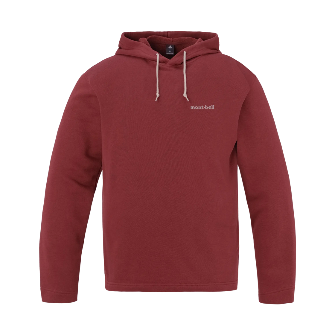 2104902 Montbell Cotton Lite Hooded Sweatshirt Wine Red
