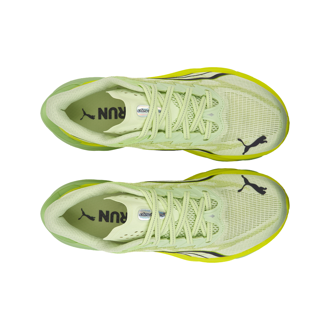푸마 디비에이트 나이트로 4 와이드 애플 스프리츠 럭스 라임(Puma Deviate Nitro 4 Wide Apple Spritz Lux Lime) - 5