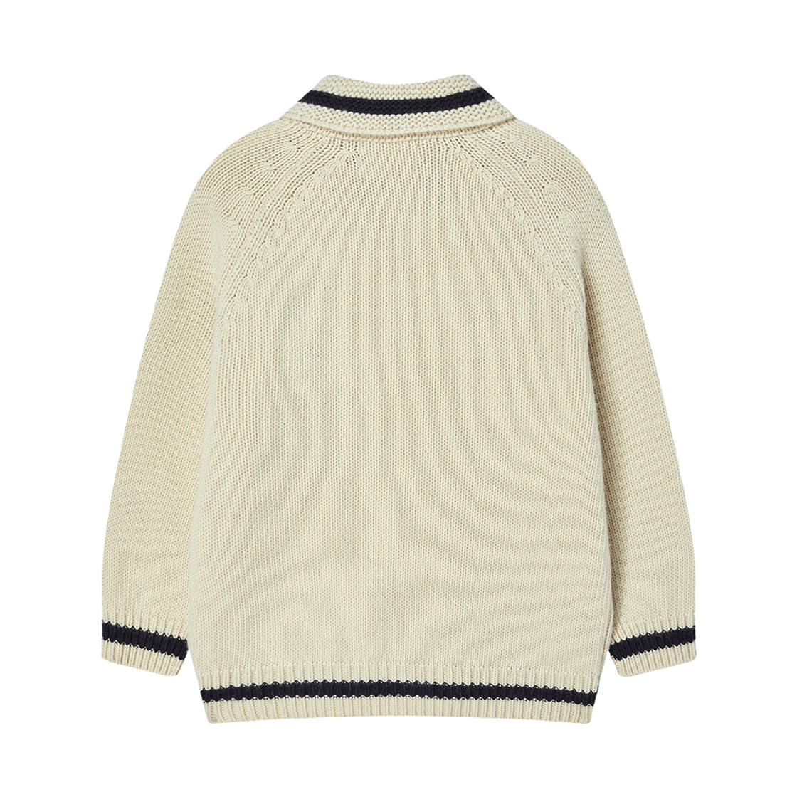 엔 아카이브 울 블렌드 마린 집업 니트 아이보리(N ARCHIVE Wool Blend Marine Zip-Up Knit Ivory) - 2