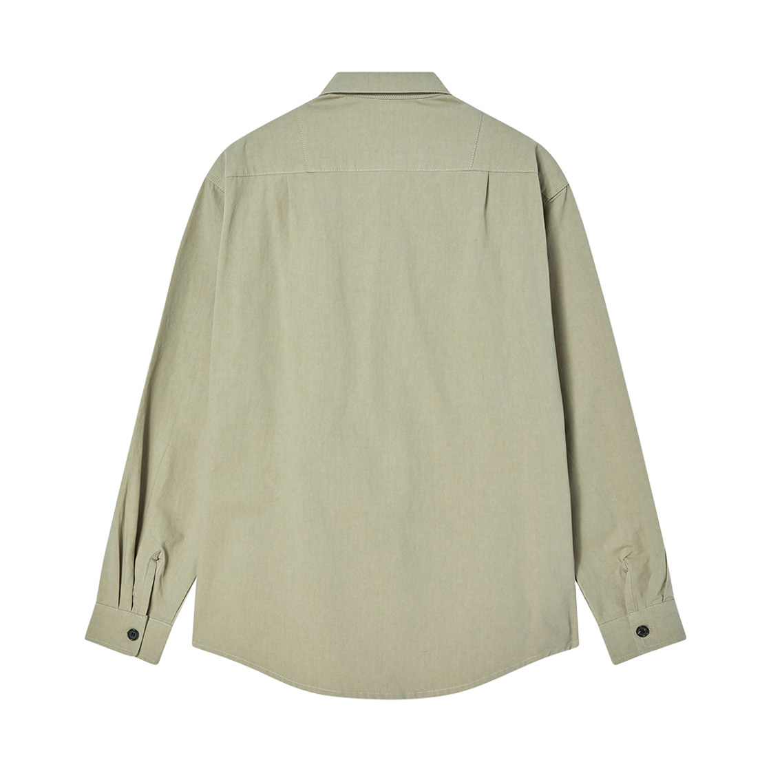 엔 아카이브 가먼트 다이드 밀리터리 오버셔츠 베이지(N ARCHIVE Garment-Dyed Military Overshirt Beige) - 2