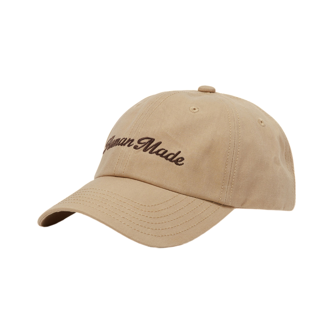 HM32GD077 Human Made 6 Panel Canvas Cap Beige