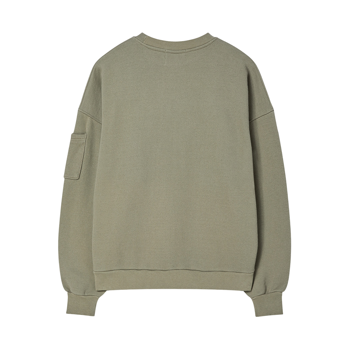 엔 아카이브 페인팅 로고 디스트로이드 헤비 스웨트 셔츠 카키(N ARCHIVE Painting Logo Destroyed Heavy Sweatshirts Khaki) - 2