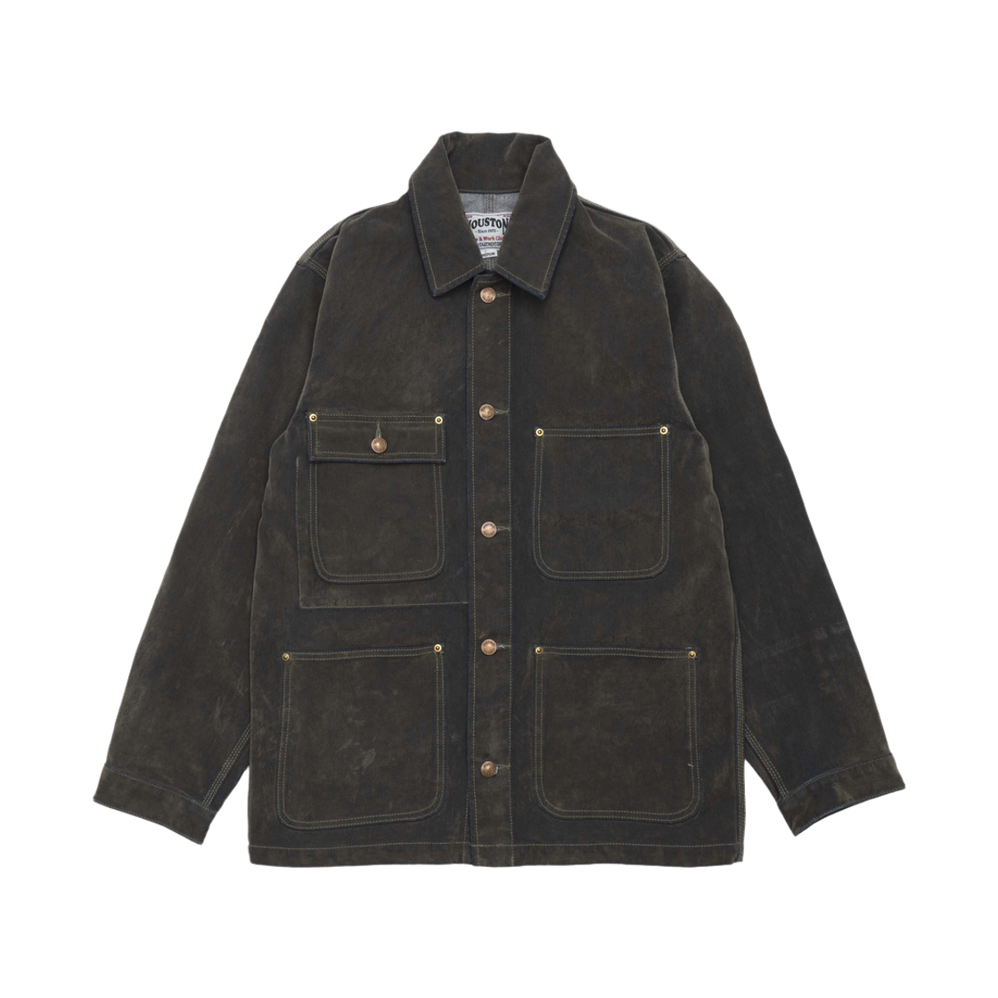 휴스턴 재팬 플로키 데님 커버올 올리브 51674(Houston Japan Flocky Denim Coverall Olive 51674)