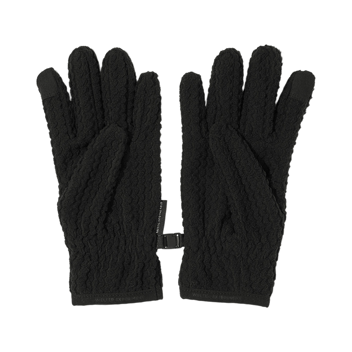 웰터 익스페리먼트 칼로라 플리스 글러브 블랙(WELTER EXPERIMENT Calora Fleece Gloves Black) - 2