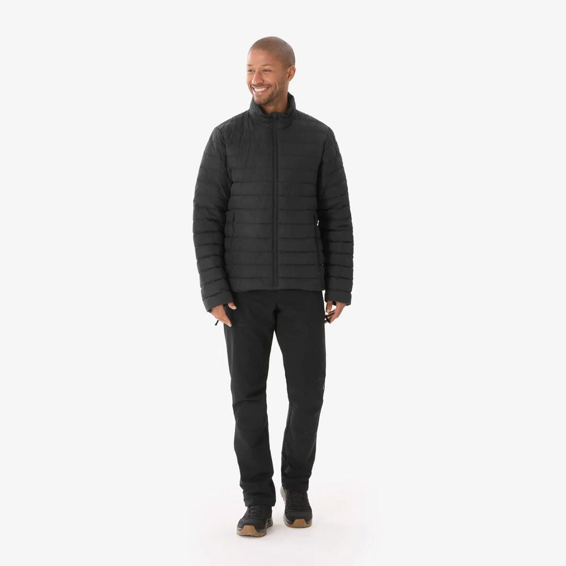 데카트론 남성 하이킹 경량패딩 자켓 MH100 스모크 블랙(Decathlon Men's Lightweight Padded Hiking Jacket MH100 Smoke Black) - 2