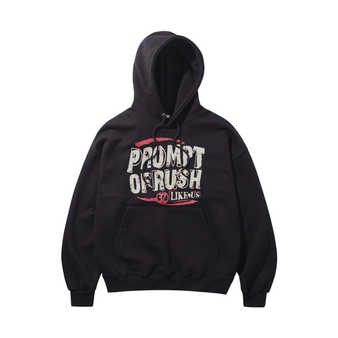 ISHD6894_black_29 EZKATON Prompt Hoodie Black ISHD6894
