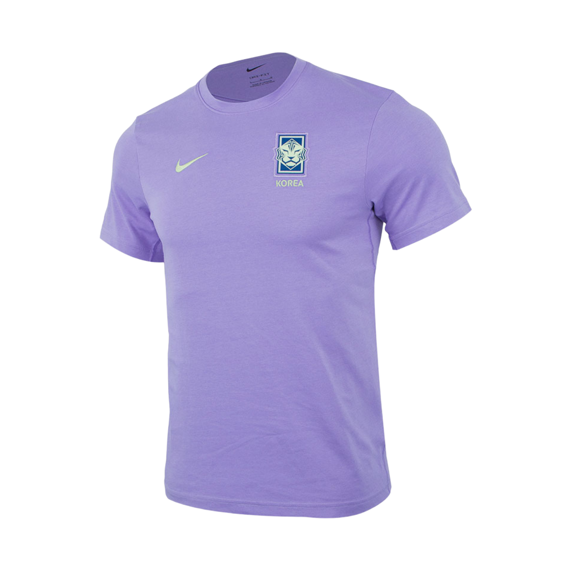 IB6415-567 Nike Korea Primary Dri-Fit Soccer T-Shirt Space Purple Light Liquid Lime (IB6415-567) (Non Marking Ver.)