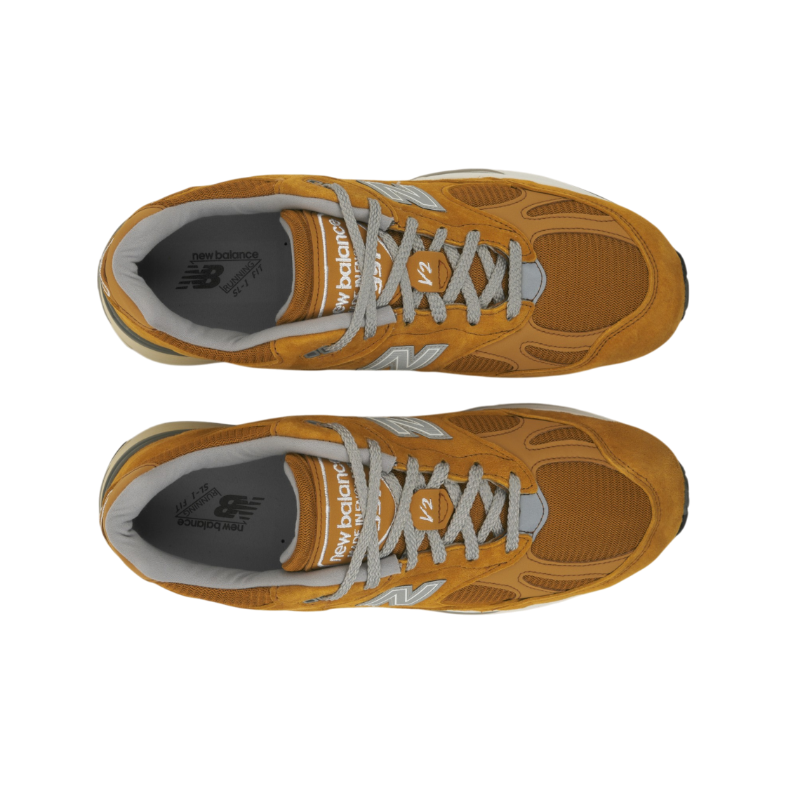 뉴발란스 991v2 메이드 인 UK 옐로우 실버(New Balance 991v2 Made in UK Yellow Silver) - 5