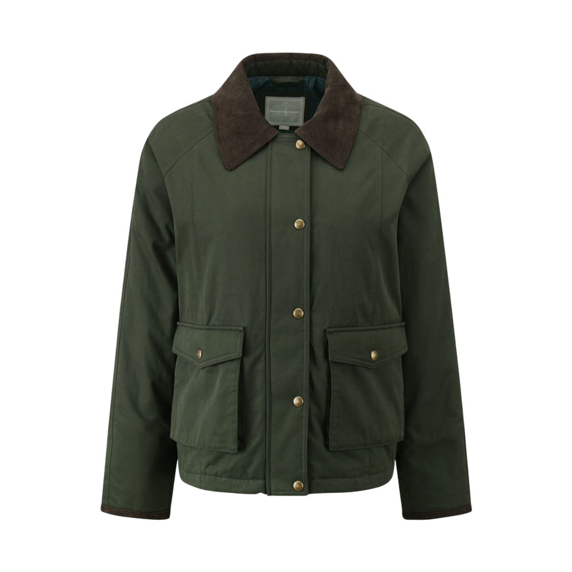 BBOPWBG406-ZKK BrooksBrothers Women's Hunting Field Jacket Khaki
