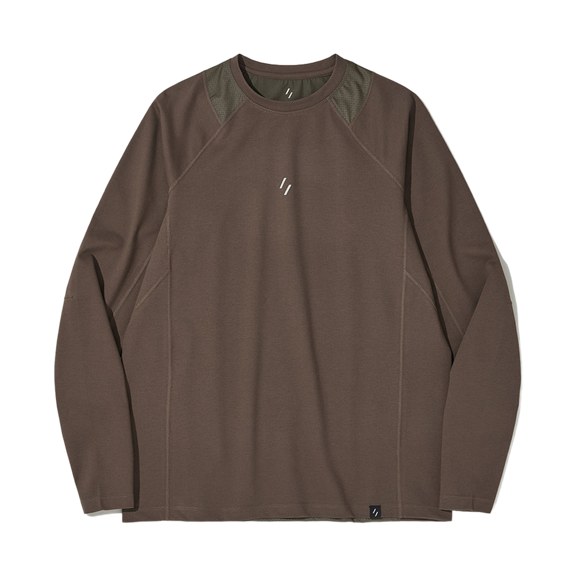 WBFFTL003BR WELTER EXPERIMENT Anemos Long Sleeve T-shirt Brown