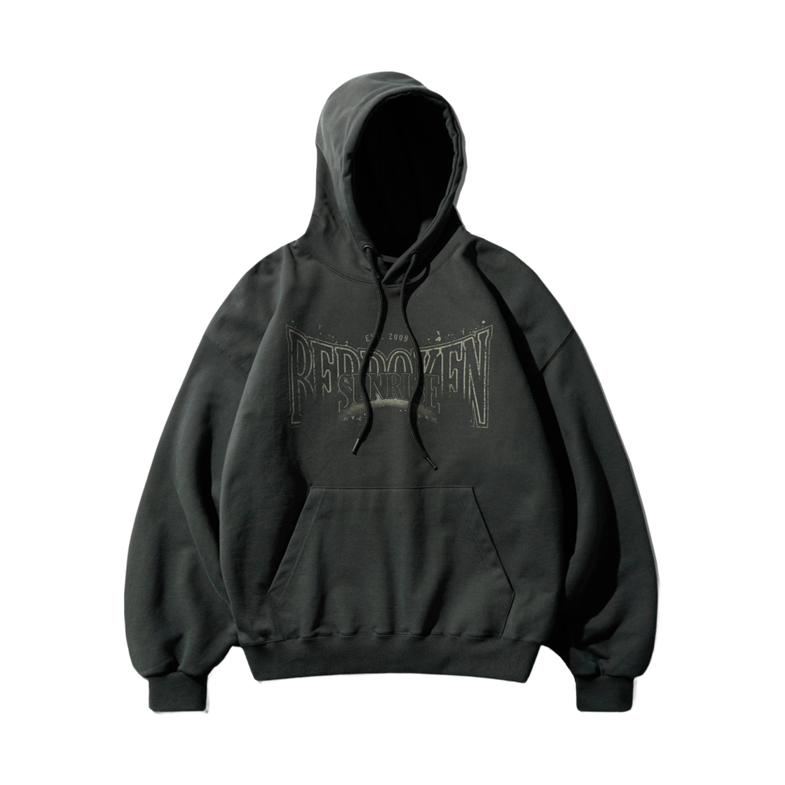 SHHD6749_Deepgray_291 EZKATON Sunrise Heavy Cotton Hoodie Deepgray SHHD6749