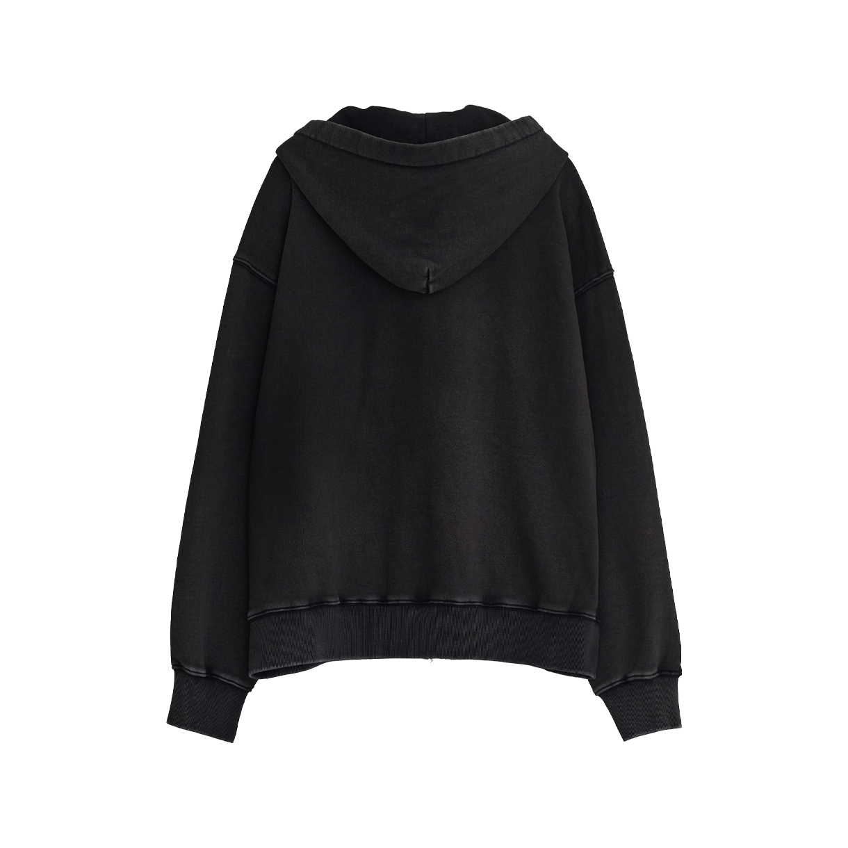 레이트 서비스 엘에스 집업 후디 블랙(LATE SERVICE LS Zip Up Hoodie Black) - 2