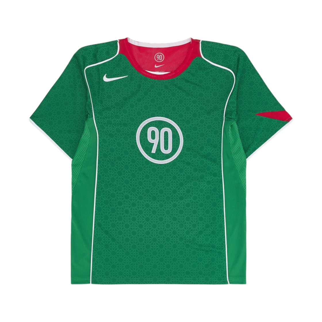 IB4216-306 Nike Total 90 Dri-Fit Soccer Jersey Classic Green Sport Red - US/EU