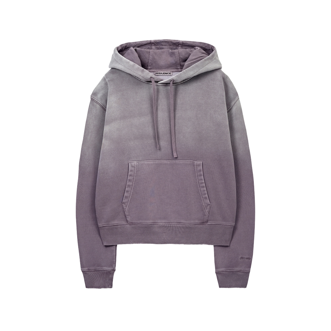 IW2F2TO09PP INSILENCE WOMEN Washed Color Soft Hoodie PURPLE