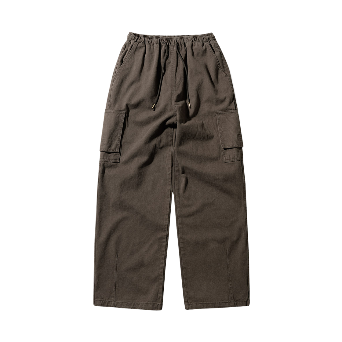 KMLP6864_Brown_29 EZKATON Return Washed Banding Pants Brown KMLP6864