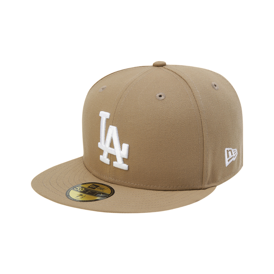 15411796 New Era MLB LA Dodgers Basic Team Fitted Cap Khaki
