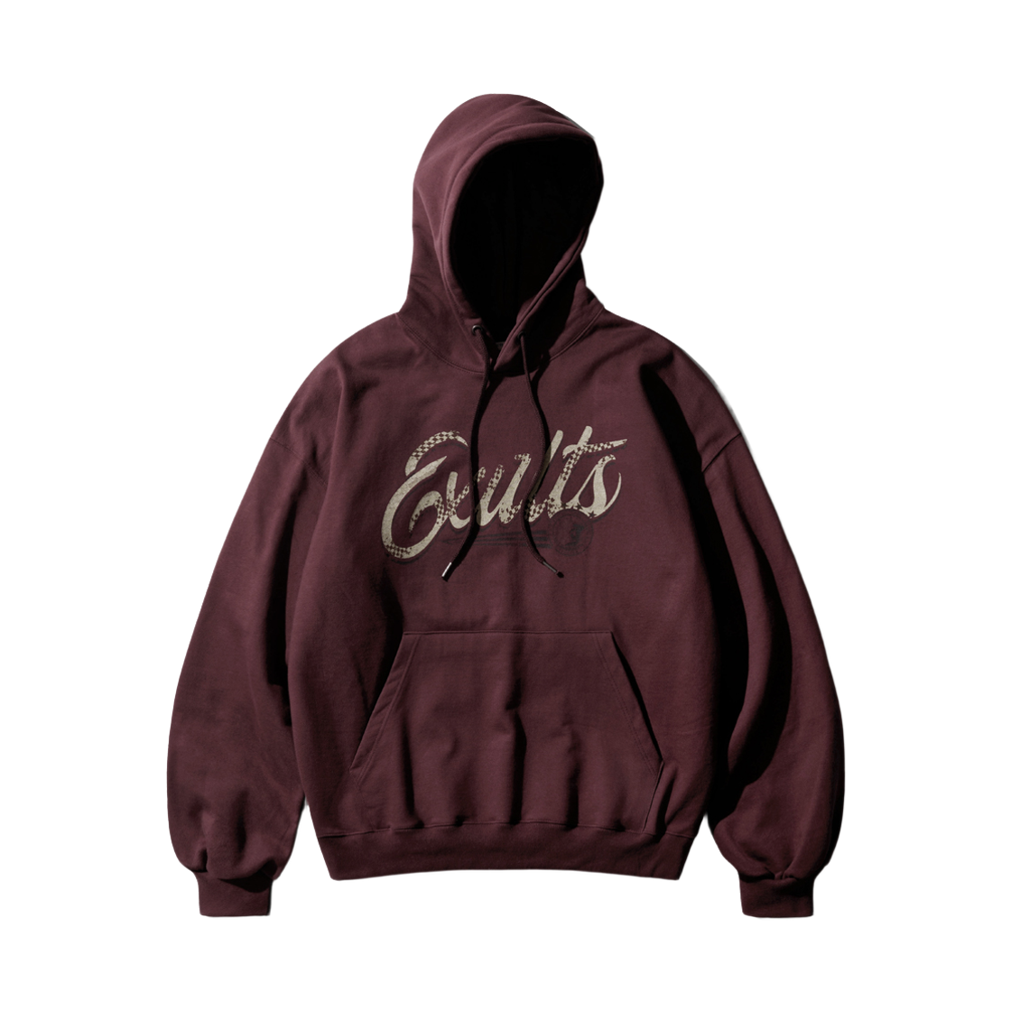 KMHD6750_Burgundy_291 EZKATON Exults Heavy Cotton Hoodie Burgundy KMHD6750