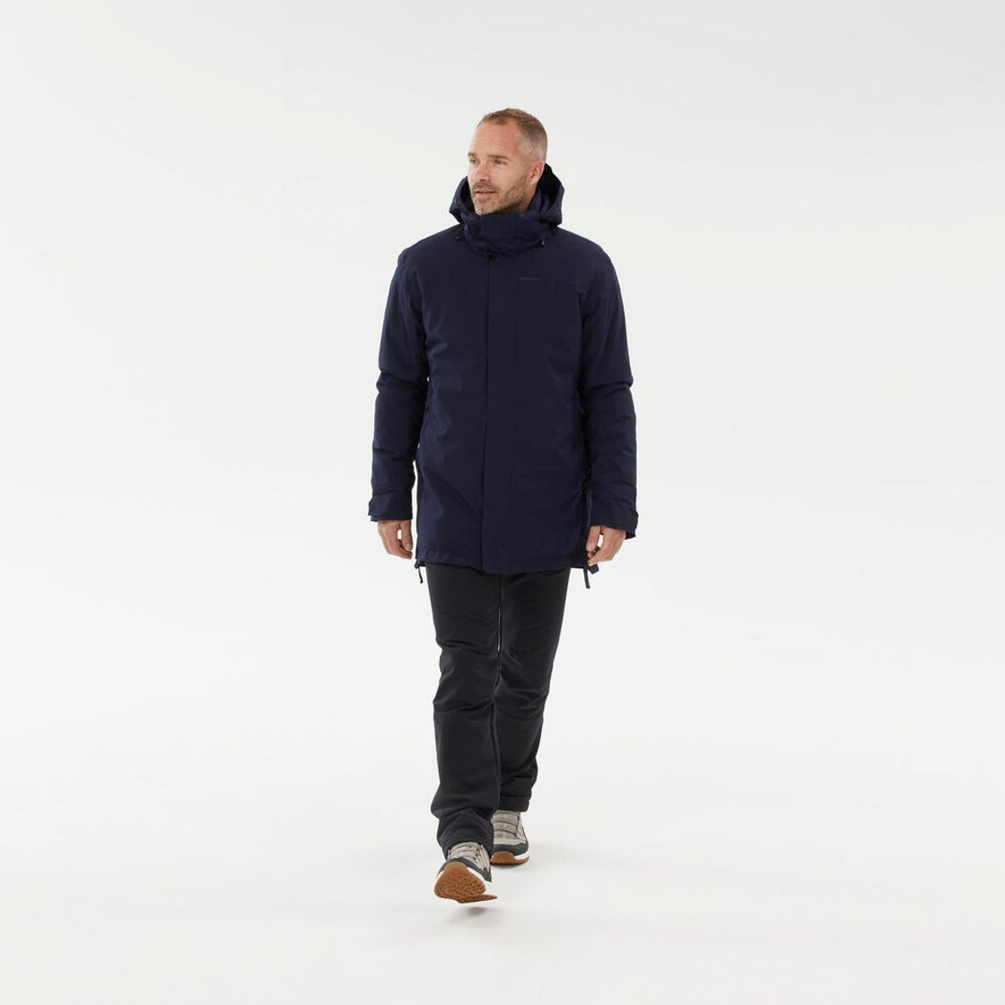 데카트론 남성 등산 방한방수 파카 NH500 아스팔트 블루(Decathlon Men's Waterproof Thermal Hiking Parka NH500 Asphalt Blue) - 3