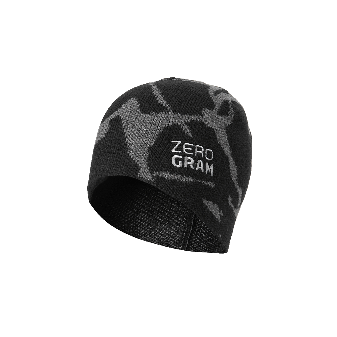제로그램 스파이더웹 그래픽 숏 비니(Zerogram Spider Web Graphic Short Beanie Black)