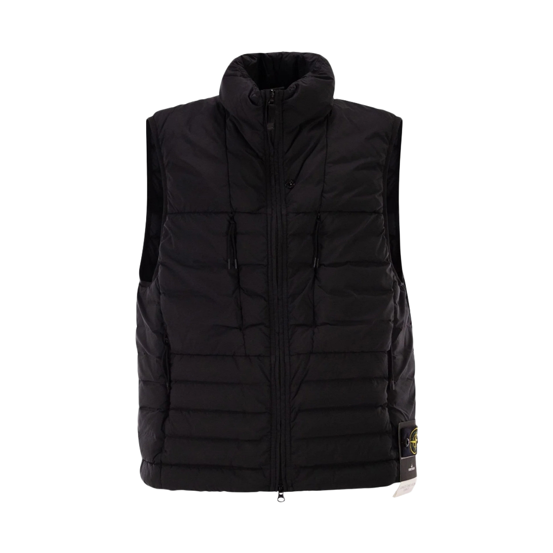 L1S15 G100007 S0183 V0029 [20% 쿠폰] Stone Island Patch Seamless Tunnel Lightweight Down Vest Black - 26SS