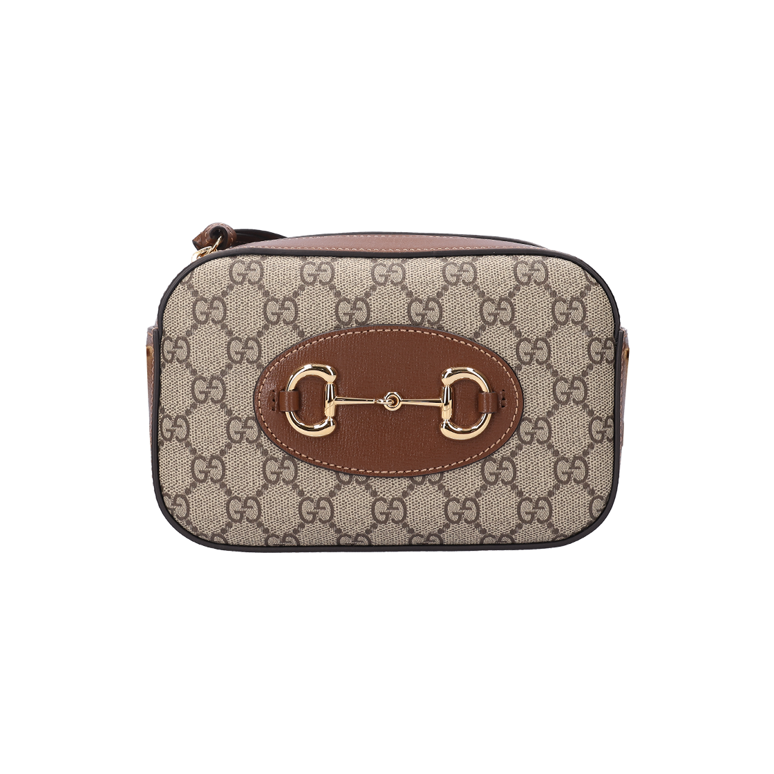 ITATTDV24A4V Gucci Horsebit 1955 Small Shoulder Bag Beige Ebony