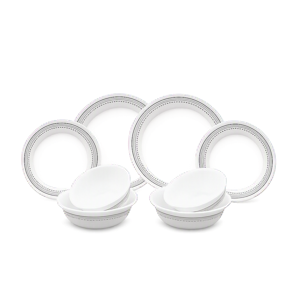 코렐 미스틱그레이 2인8P(Corelle Mystic Gray 2‑Person 8‑Piece Set)