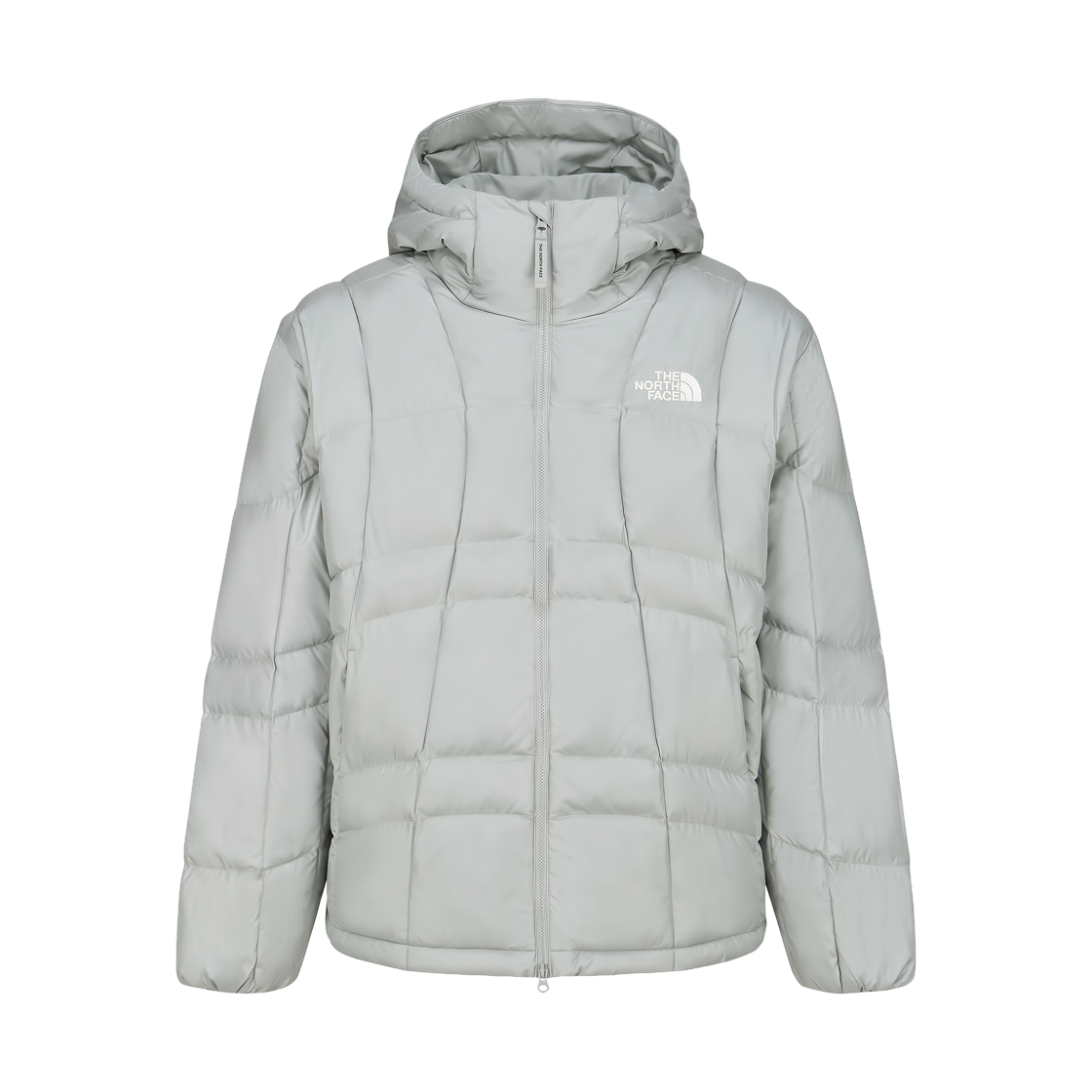 NJ3NS65K The North Face White Label Wave On Jacket Light Gray - 26FW